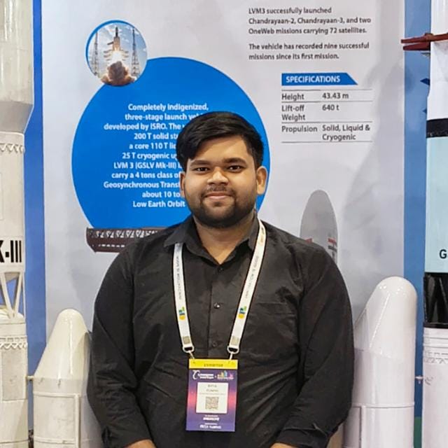Health Boat community volunteer at a professional exhibition